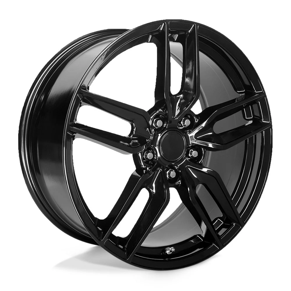 Performance Replicas PR160 in Gloss Black - photo may show a different lug count; this part is 5x120.7