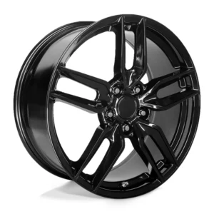 Performance Replicas PR160 in Gloss Black - photo may show a different lug count; this part is 5x120.7