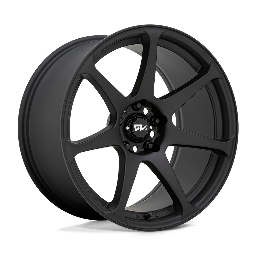 Motegi Racing MR154 Battle in Matte Black - photo may show a different lug count; this part is 5x114.3