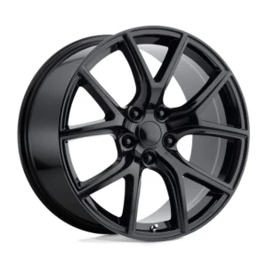 Performance Replicas PR181 in Gloss Black - photo may show a different lug count; this part is 5x127