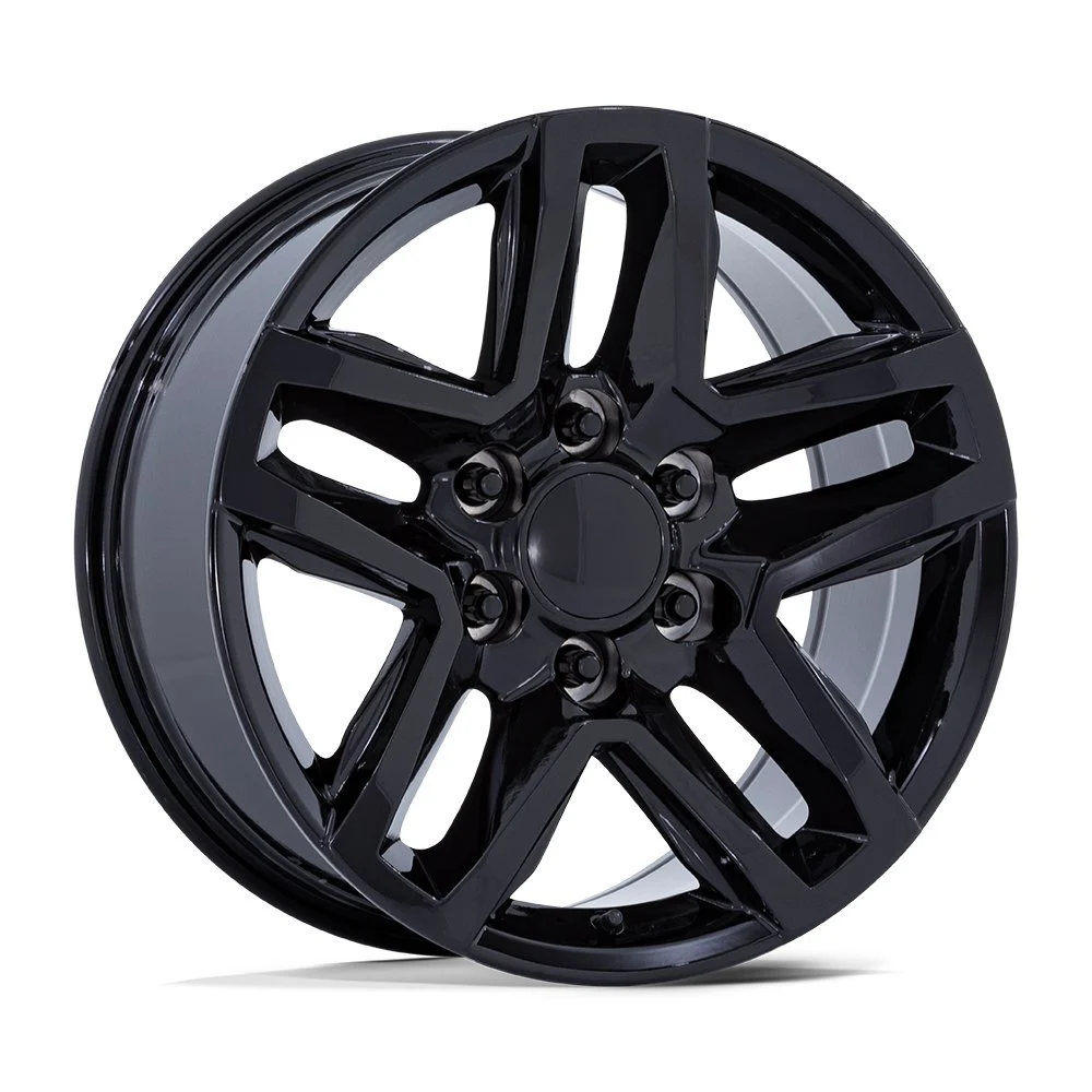 Performance Replicas PR220 in Gloss Black - photo may show a different lug count; this part is 6x139.7