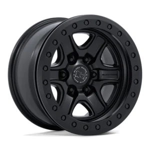 Black Rhino BR200 Echo Trail Lock Beadlock in Matte Black - photo may show a different lug count; this part is 6x139.7