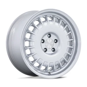Rotiform RC205 PMF in Gloss Silver - photo may show a different lug count; this part is 5x112