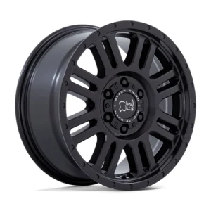 Black Rhino Yellowstone in Matte Black - photo may show a different lug count; this part is 5x160
