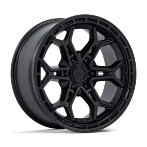 Fuel Off-Road FC896 Heathen in Matte Black - photo may show a different lug count; this part is 6x139.7