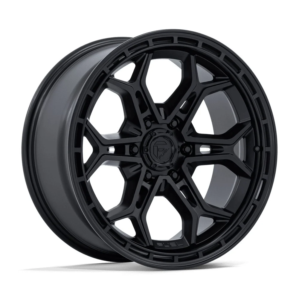 Fuel Off-Road FC896 Heathen in Matte Black - photo may show a different lug count; this part is 6x139.7