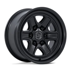 Black Rhino BR032 Echo in Matte Black - photo may show a different lug count; this part is 6x139.7