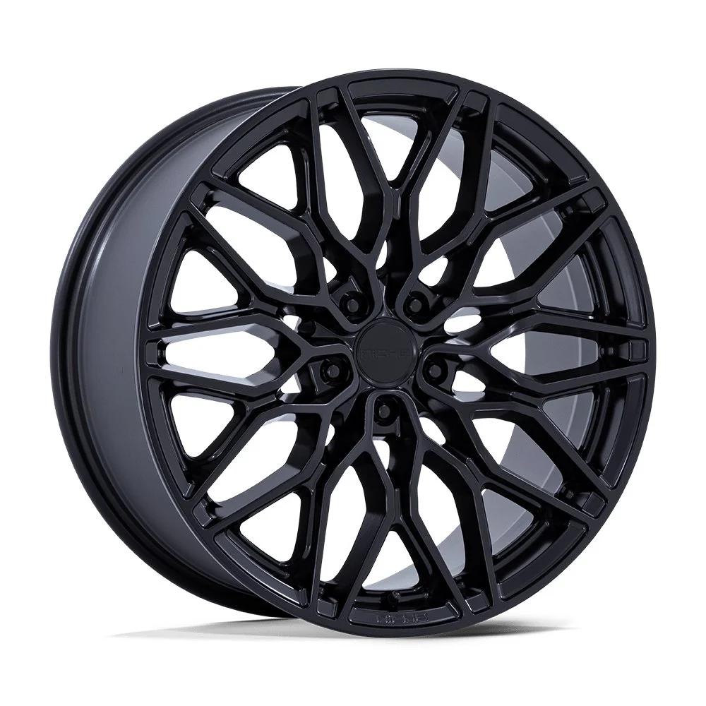 Niche NC277 Calabria 5 in Matte Black - photo may show a different lug count; this part is 5x115