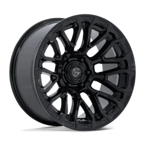 Fuel Off-Road FC899 Chisel in Gloss Black - photo may show a different lug count; this part is 5x127