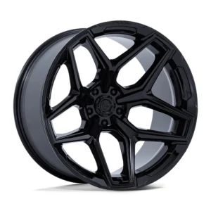 Fuel Off-Road FC854 Flux in Gloss Black - photo may show a different lug count; this part is 5x127