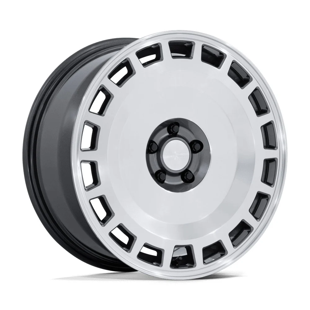 Rotiform RC213 ZBF in Anthracite Machined - photo may show a different lug count; this part is 5x112