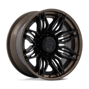 Fuel Off-Road FC404 Mutiny in Matte Black / Gloss Bronze - photo may show a different lug count; this part is 8x180