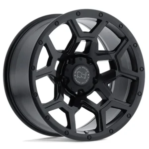Black Rhino Overland in Matte Black - photo may show a different lug count; this part is 6x139.7