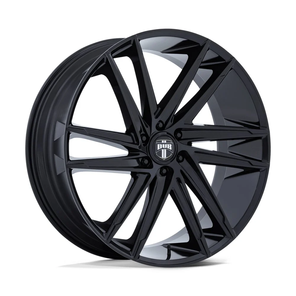 DUB DC275 Blaze in Gloss Black - photo may show a different lug count; this part is 6x139.7