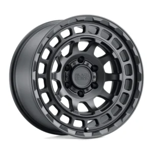Black Rhino Chamber in Matte Black - photo may show a different lug count; this part is 5x150