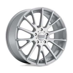 American Racing AR904 in Silver Machined - photo may show a different lug count; this part is 5x114.3