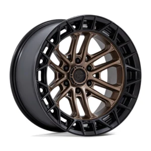 Fuel Off-Road FC874 Celsius in Matte Bronze w/ Black Lip - photo may show a different lug count; this part is 6x139.7
