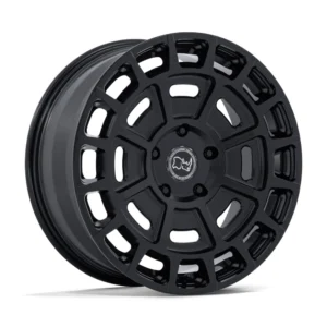 Black Rhino BR404 Voltaic in Matte Black - photo may show a different lug count; this part is 5x139.7