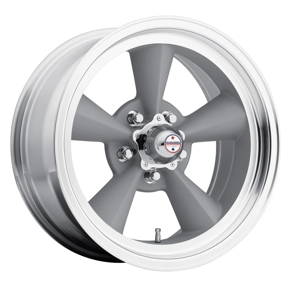 American Racing VN309 TT O in Silver w/ Machined Lip - photo may show a different lug count; this part is 5x114.3