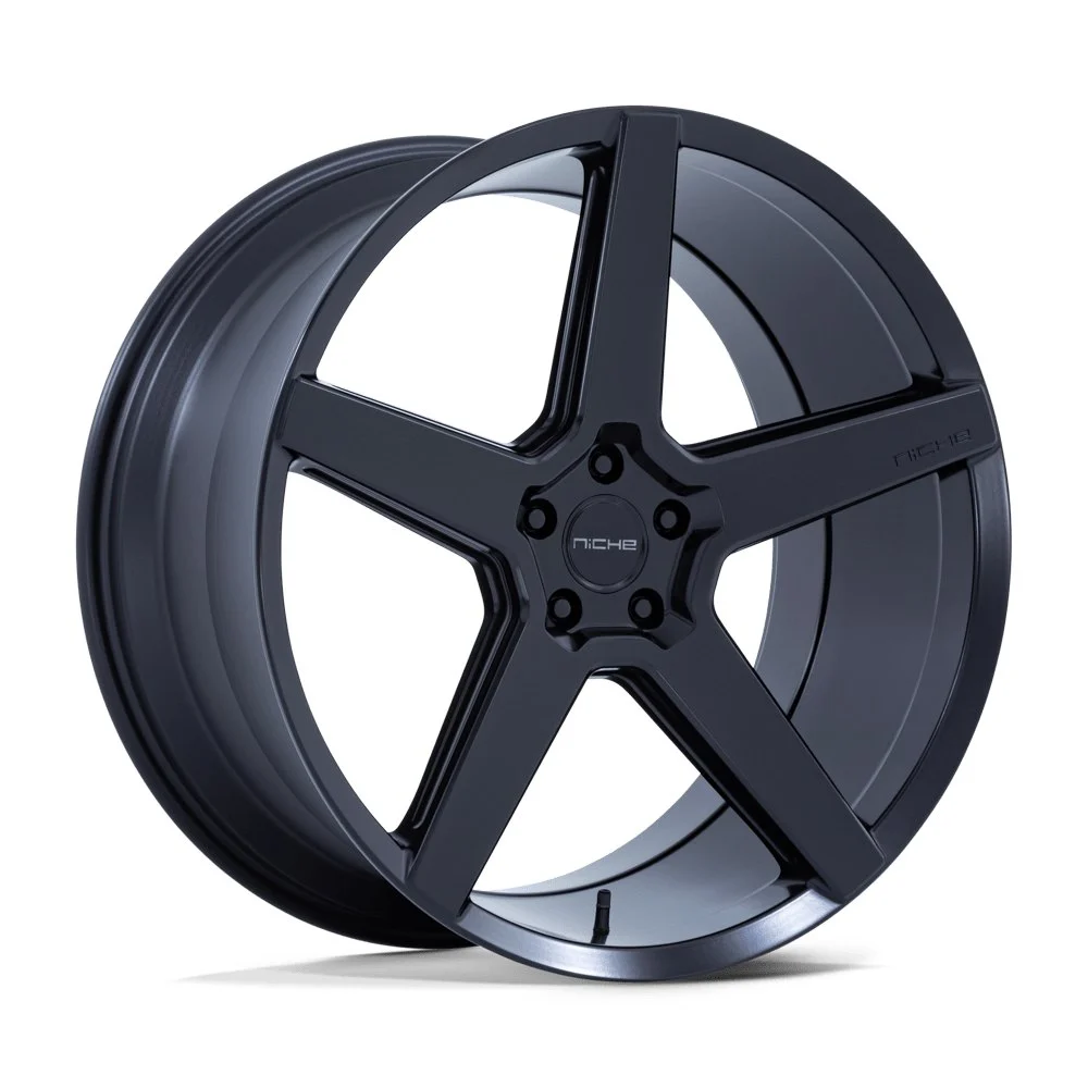 Niche NC283 Modena in Matte Black - photo may show a different lug count; this part is 5x114.3