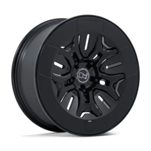 Black Rhino BR406 Rockledge in Matte Black - photo may show a different lug count; this part is 5x139.7