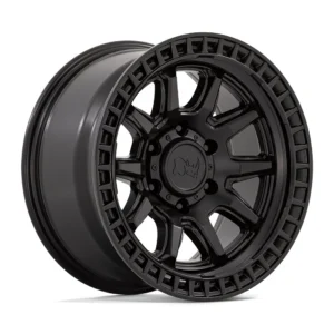 Black Rhino BR001 Calico in Matte Black - photo may show a different lug count; this part is 6x139.7
