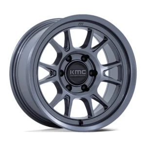 KMC KM729 Range in Matte Anthracite - photo may show a different lug count; this part is 6x114.3