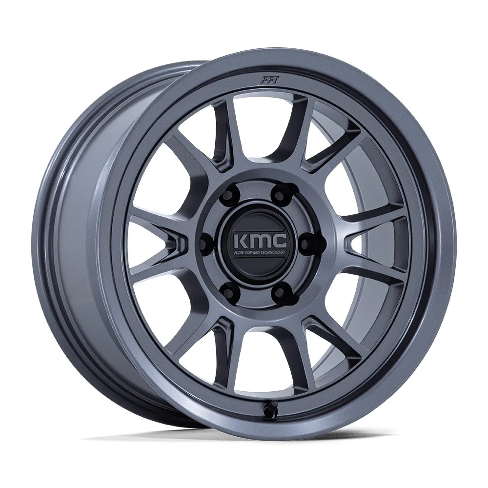 KMC KM729 Range in Matte Anthracite - photo may show a different lug count; this part is 6x114.3