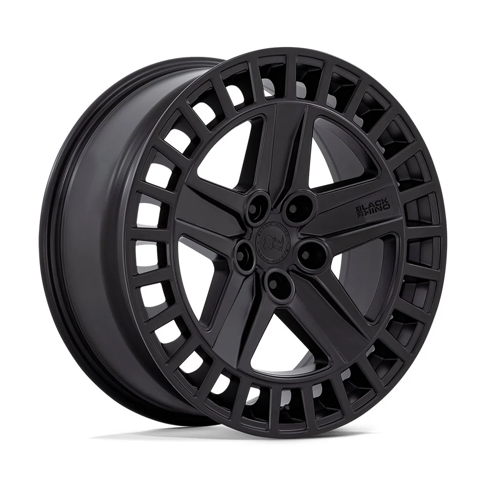 Black Rhino BR005 Alston in Matte Black - photo may show a different lug count; this part is 5x120