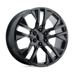 Performance Replicas PR187 in Gloss Black - photo may show a different lug count; this part is 6x139.7