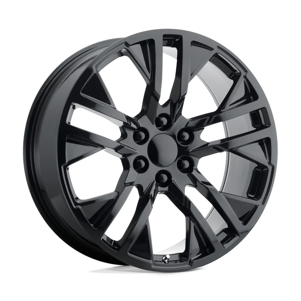 Performance Replicas PR187 in Gloss Black - photo may show a different lug count; this part is 6x139.7