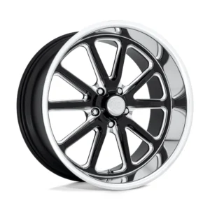 US Mags U117 Rambler in Gloss Black Milled - photo may show a different lug count; this part is 5x127