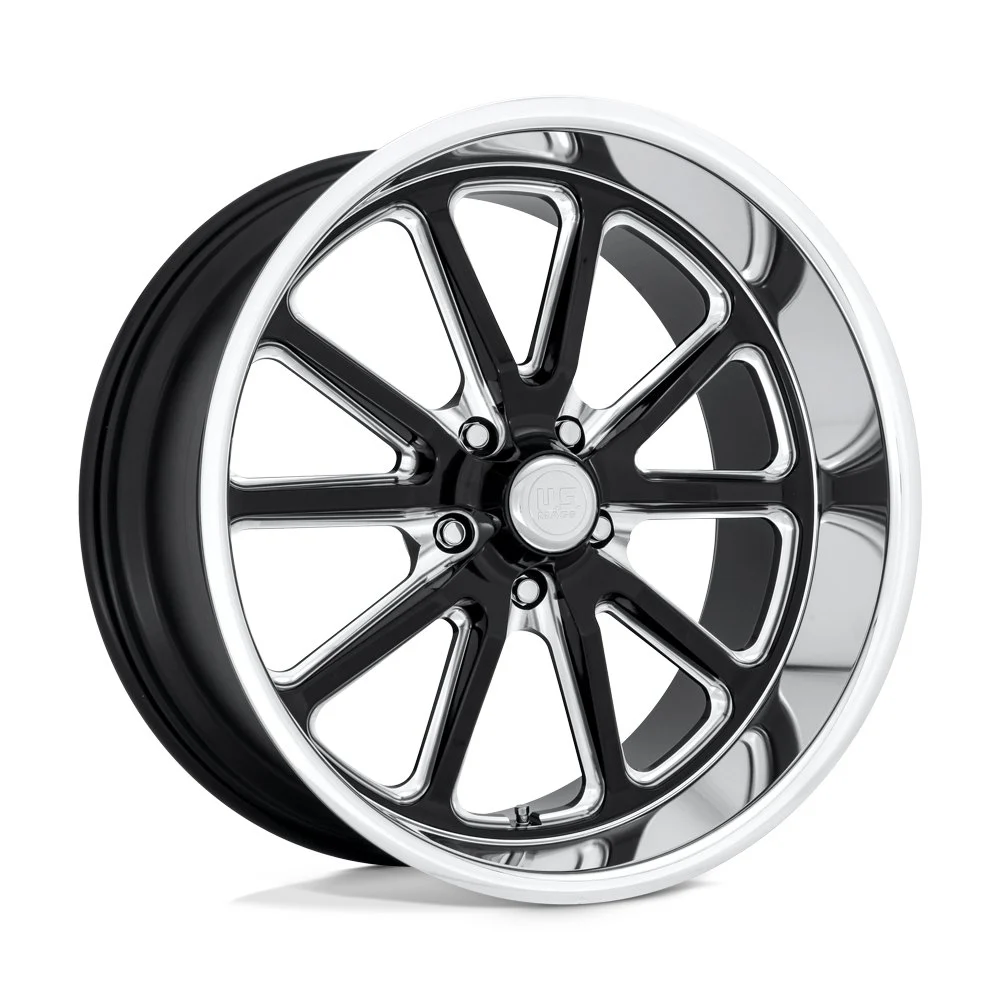 US Mags U117 Rambler in Gloss Black Milled - photo may show a different lug count; this part is 5x127