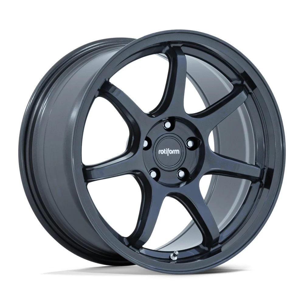 Rotiform RC208 BPU in Gloss Blue Gray - photo may show a different lug count; this part is 5x112