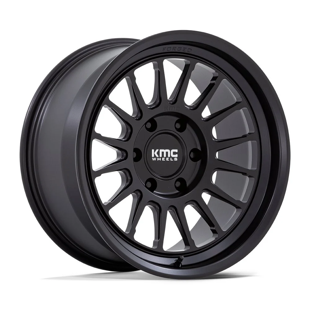 KMC KM447 Impact Forged Monoblock - Photo shows the same wheel, KMC KM447 Impact Forged Monoblock, in another version - this part is 18"x9", Satin Black.