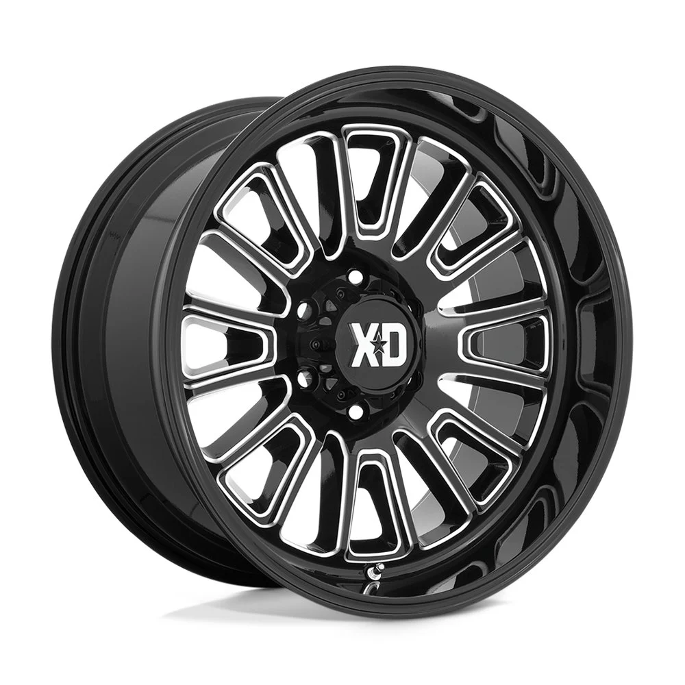 XD XD864 Rover in Gloss Black Milled - photo may show a different lug count; this part is 6x135