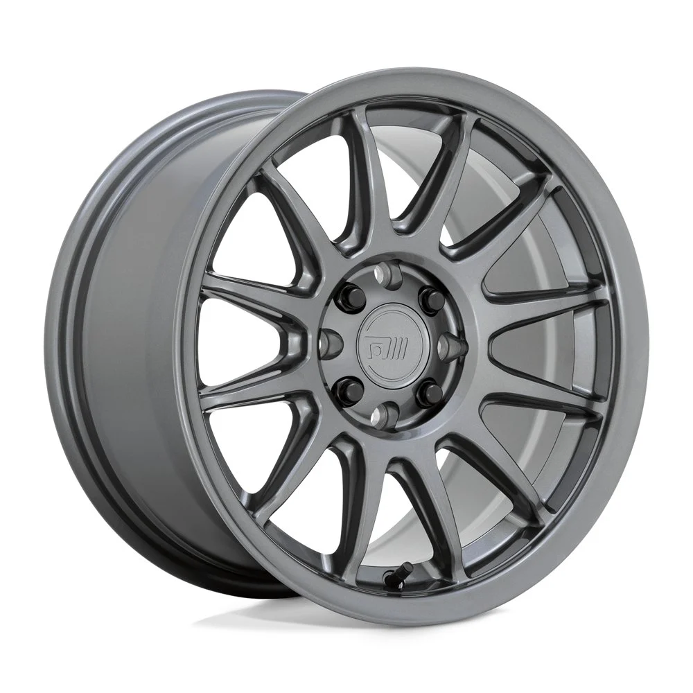 Motegi Racing MR156 S12 in Gloss Gunmetal - photo may show a different lug count; this part is 4x100/4x114.3