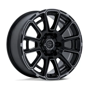 Fuel Off-Road FC910 Foxhound in Gloss Black Double Dark Tint - photo may show a different lug count; this part is 6x139.7