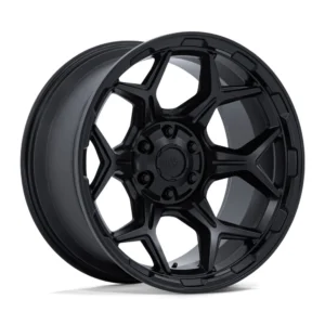 Moto Metal MO815 DUX in Blackout - photo may show a different lug count; this part is 6x135/6x139.7