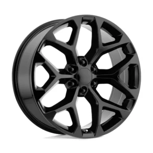 Performance Replicas PR176 in Gloss Black - photo may show a different lug count; this part is 6x139.7