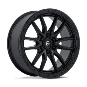 Fuel Off-Road D679 Rebel in Matte Black - photo may show a different lug count; this part is 6x135