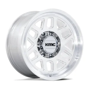 KMC KM451 Mesa Forged Monoblock - Photo shows the same wheel, KMC KM451 Mesa Forged Monoblock, in a different finish (RAW-MACH) - this part is 18"x9".