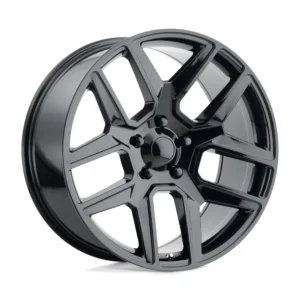 Performance Replicas PR192 in Gloss Black - photo may show a different lug count; this part is 6x139.7