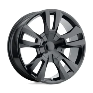 Performance Replicas PR188 in Gloss Black - photo may show a different lug count; this part is 6x139.7