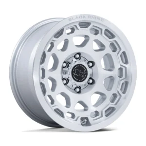 Black Rhino BR026 Congo in Gloss Silver Machined - photo may show a different lug count; this part is 6x139.7