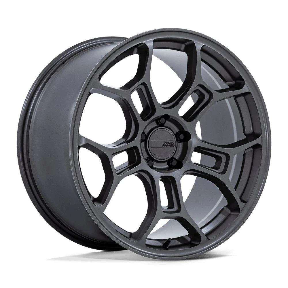American Racing AR952 GT Street in Matte Gunmetal - photo may show a different lug count; this part is 5x114.3