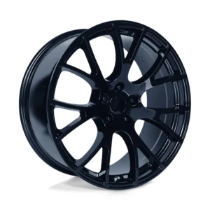 Performance Replicas PR161 in Gloss Black - photo may show a different lug count; this part is 5x115