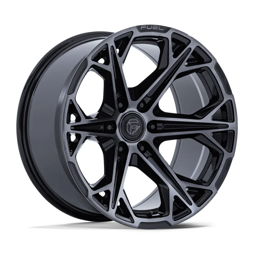 Fuel Off-Road FC886 Hammerhead in Gloss Black Double Dark Tint - photo may show a different lug count; this part is 6x139.7