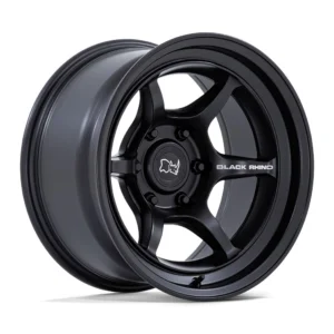 Black Rhino BR011 Shogun in Matte Black - photo may show a different lug count; this part is 6x139.7