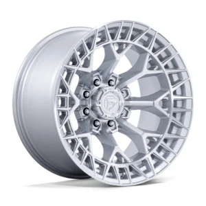 Fuel Off-Road FC873 Charger in Gloss Silver Machined - photo may show a different lug count; this part is 8x180
